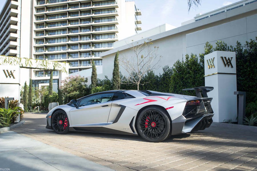 Aventador SV Roadster Rental Los Angeles Rent an